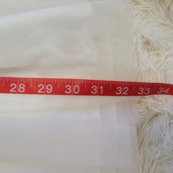 B. Darlin Gold Sequin & White Tulle Fit & Flare Dress size 5/6 - Picture 5 of 6